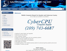 Tablet Screenshot of cybercpu.com